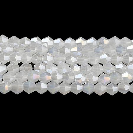 Imitation Jade Electroplate Glass Beads Strands EGLA-A039-J4mm-B06-1