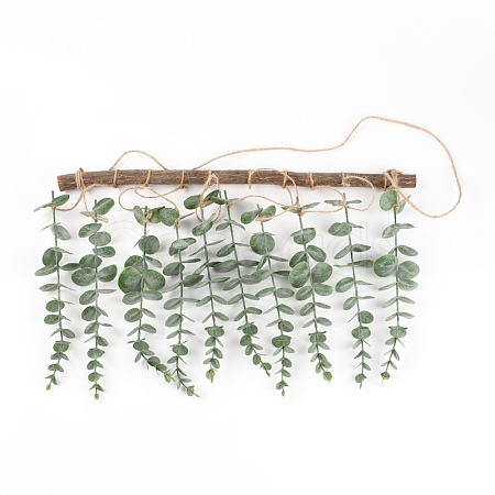 Plastic Eucalyptus Wall Decorations Leaf DIY-WH0246-78-1