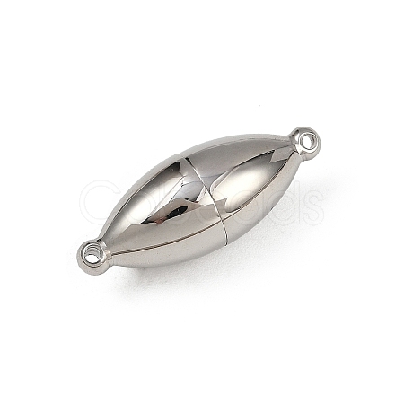 304 Stainless Steel Magnetic Clasps Hand Polished STAS-C127-14P-1