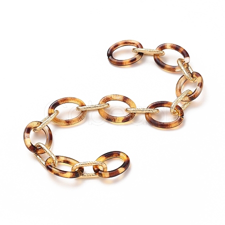 Handmade Transparent Acrylic Cable Chains X-AJEW-JB00700-02-1
