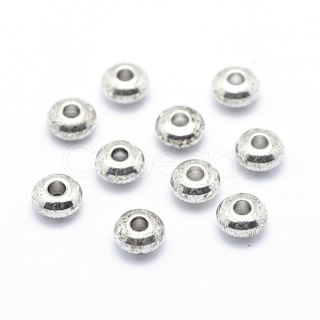 Rondelle Brass Beads KK-L112A-01S-1