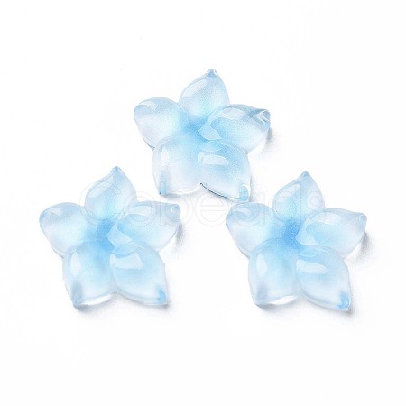 Transparent Epoxy Resin Cabochons LS-CRES-S365-23B-1
