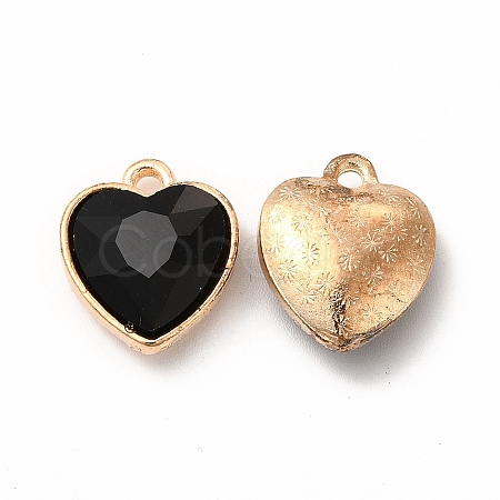 Faceted Glass Rhinestone Pendants GLAA-I051-B11-1
