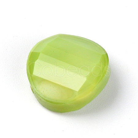 Imitation Jade Glass Beads GLAA-WH0029-03K-1