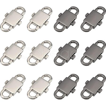 12Pcs 2 Colors Alloy Adjustable Clasps DIY-BC0004-59-1