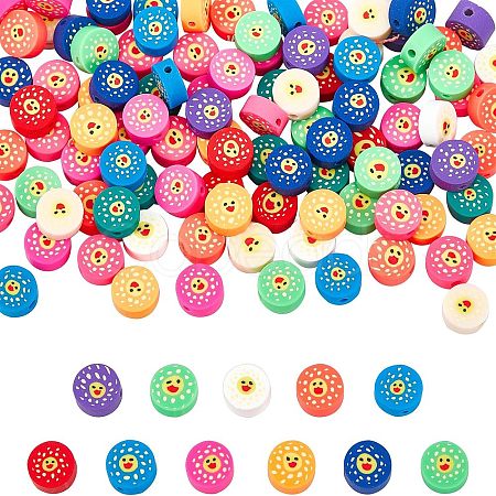 5 Strands Handmade Polymer Clay Beads Strands CLAY-NB0001-46-1