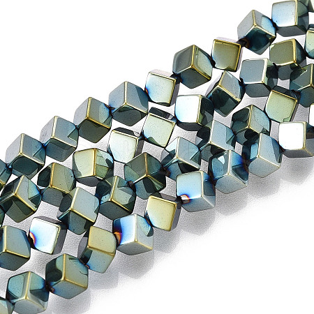 Electroplated Synthetic Non-magnetic Hematite Beads Strands G-T139-62E-1