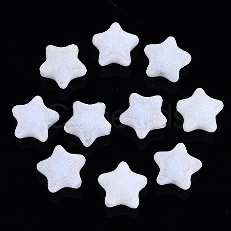 Flocky Acrylic Beads X-MACR-S275-25B-01-1