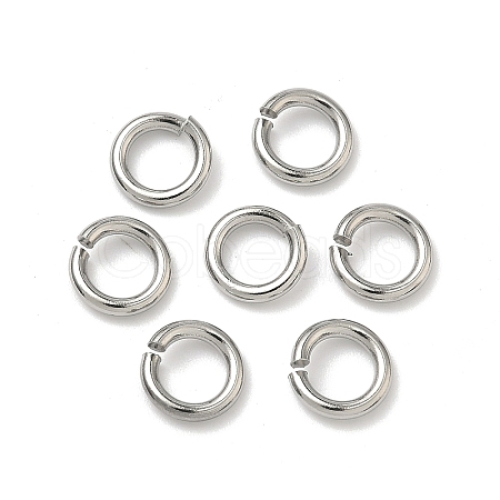 Tarnish Resistant 304 Stainless Steel Open Jump Rings STAS-R065-42-1