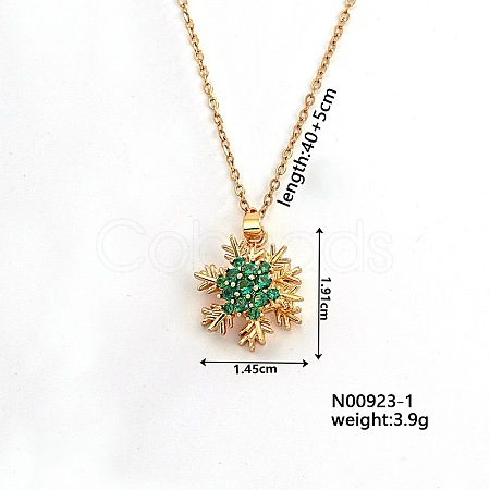 Simple and Versatile Brass Pendant Necklacs DU3795-1-1
