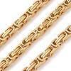 201 Stainless Steel Byzantine Chains SA-CBA46AF-02B-G-1