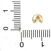 Brass Crimp Beads Covers KK-C156-08B-G-3