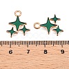 Alloy Enamel Pendants ENAM-T020-38E-RS-3