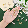 16Pcs 2 Colors Alloy Rhinestone Buckle JEWB-WR0001-04-3