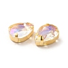 Moonlight Effect Teardrop Sew on Rhinestone GLAA-P055-03B-G06-3