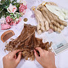 4Pcs 4 Colors High Temperature Fiber Long Flat Curly Hairstyle Doll Wig Hair DOLL-GL0001-04D-3