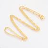 Brass Cable Chains Necklaces MAK-R019-G-1