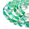 Synthetic Moonstone Beads Strands G-E573-02B-23-4