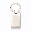 Zinc Alloy Cabochon Settings Keychain KEYC-E028-03P-1