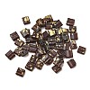 2-Hole Transparent Glass Seed Beads SEED-S023-30C-30-1