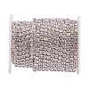 Brass Rhinestone Strass Chains CHC-T001-SS18-01S-4