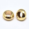 Brass Flat Round Spacer Beads X-KK-M085-10G-NR-2