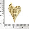 Brass Micro Pave Cubic Zirconia Pendants KK-M322-42G-02-3