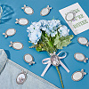 12Pcs Alloy Brooch Findings FIND-PH0027-62B-4