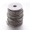Tarnish Resistant 304 Stainless Steel Twisted Chains Curb Chain CHS-R001-1.0mm-2