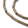 Electroplate Non-magnetic Synthetic Hematite Bead Strands G-F300-37B-F06-3