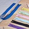 7Pcs 7 Colors Nylon and Resin Closed-end Zipper FIND-LP0007-42A-1