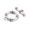 Tibetan Style Alloy Toggle Clasps PALLOY-P267-14AS-3