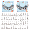 Letter A~Z Pendant Stitch Markers HJEW-AB00329-1