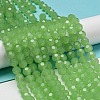 Imitation Jade Glass Beads Stands EGLA-A035-J8mm-D01-2