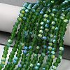 Imitation Jade Glass Beads Strands EGLA-YW0003-19B-21-2