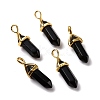 Natural Obsidian Pendants G-K329-67G-1
