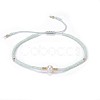 Adjustable Nylon Cord Braided Bead Bracelets BJEW-P256-B07-3