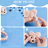 Acrylic Measuring Tool for Doll Craft Eyes TOOL-WH0155-110B-03-4