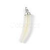 Natural Trochid Shell/Trochus Shell Pendants SSHEL-M021-11-2