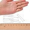 Tarnish Resistant Stainless Steel Eye Pin Jewelry Findings X-STAS-E013-0.6x40mm-4