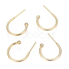 304 Stainless Steel Earring Hooks STAS-K211-01G-A-1