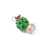 3Pcs 3 Colors Glass Seed Beaded Cactus Pendants PALLOY-MZ00860-4