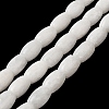 Natural Dyed White Jade Beads Strands G-M402-A01-11-1