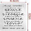 Stainless Steel Blank Thermal Transfer Cards and Paper Envelopes DIY-FG0001-74C-2