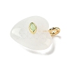 Natural Quartz Crystal Pendants G-P585-03G-08-3