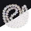 Electroplate Glass Beads Strands EGLA-T028-02A-2