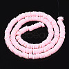 Handmade Polymer Clay Beads Strands CLAY-R089-6mm-171-2