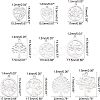 Stainless Steel Pendants STAS-UN0008-43P-2