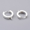 304 Stainless Steel Huggie Hoop Earrings Findings STAS-I167-01A-S-2