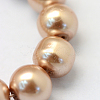Baking Paint Pearlized Glass Pearl Round Bead Strands X-HY-Q003-6mm-11-3